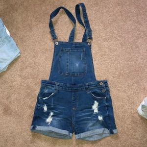 Denim Overalls